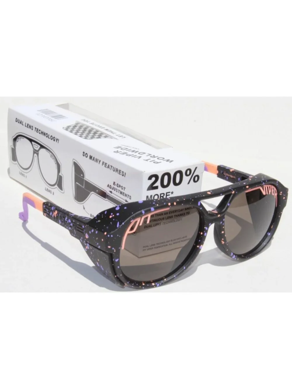 PIT VIPER The Naples POLARIZED Exciters Sunglasses/Safety Glasses ANSI Z87+ NEW